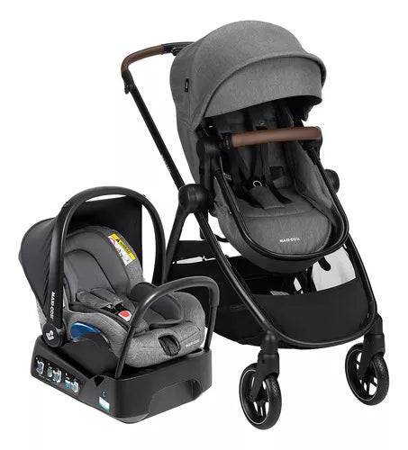 Carrinho Travel System Anna³ Trio Maxi-Cosi Sparkling Grey